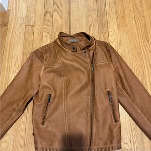 Faux leather jacket / size L